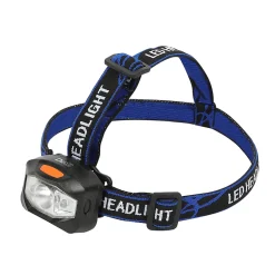 Lampe frontale LED 95 lumens Diall autonomie 10h fonctionne avec 3 piles AAA (LR03)