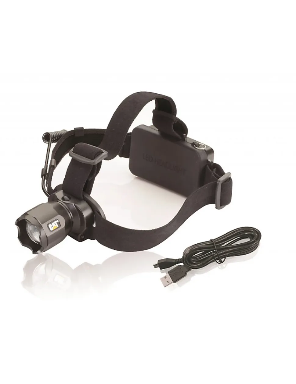 LAMPE FRONTALE RECHARGEABLE CATERPILLAR 380 LUMENS