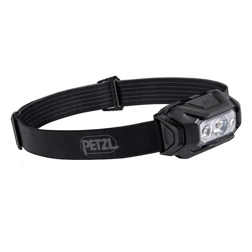 Lampe frontale étanche - PETZL - ARIA 2 - 450 lumens - 3 piles AAA/LR03 incluses - Noir