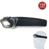 Lampe frontale 3W LED COB à piles