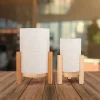 Lampe table accu MADITA H 25cm blanc naturel LED intégrée intensité variable capteur tactile