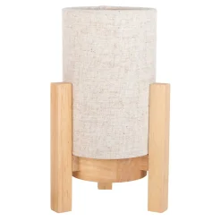 Lampe table accu MADITA H 25cm blanc naturel LED intégrée intensité variable capteur tactile