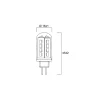 Lampe TOLEDO G4 1,9W 200lm 827 L 45mm - SYLVANIA - 29654