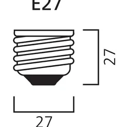 Lampe TOLEDO GLS A60 IRC 80 230V 470lm - SYLVANIA - 0029575