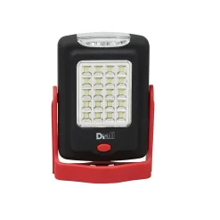 Lampe torche LED 2 fonctions Diall 220 lumens rouge