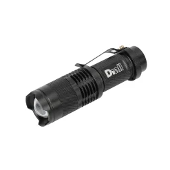Lampe torche LED 60 lumens Diall autonomie 1h30 fonctionne avec 1 pile AA (LR6)