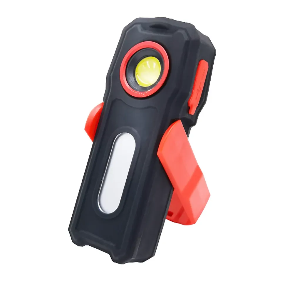 Lampe Torche LED Multifonctions Rechargeable USB Batterie Externe Smartphone 300lm et 140lm Aimant pour fixation
