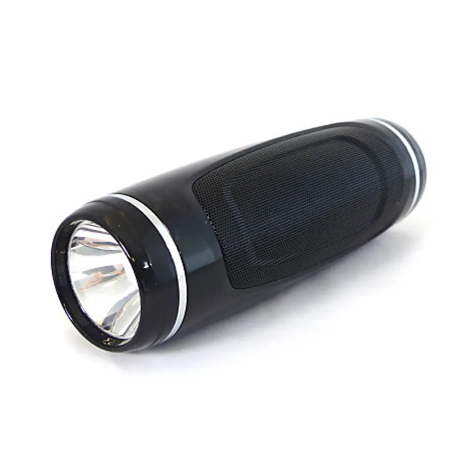 Lampe-torche avec Enceinte intégrée 10W BT noire LightSound