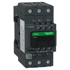 Lc1d50af7 Schneider - Contacteur Tripolaire - 3no - 50a - Bobine 110vca - Everlink Et Auto - Tesys Lc1d50