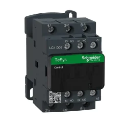 Lc1d09m7 Schneider - Contacteur Moteur Triphasé - 3no - 9a - Bobine 220vca - Vis étrier - Tesys Lc1d09