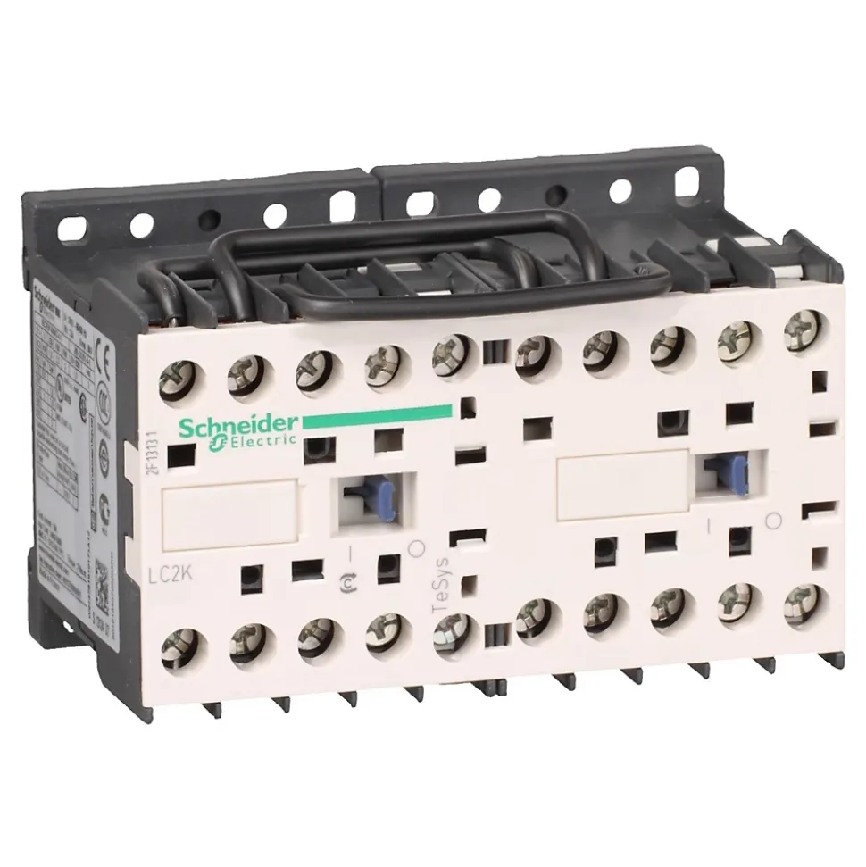 Lc2k0901b7 Schneider - Contacteur Inverseur Tripolaire - 3no - 9a - Bobine 24vca - Vis