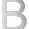 Lettre B inox H.76mm adhésif - THIRARD