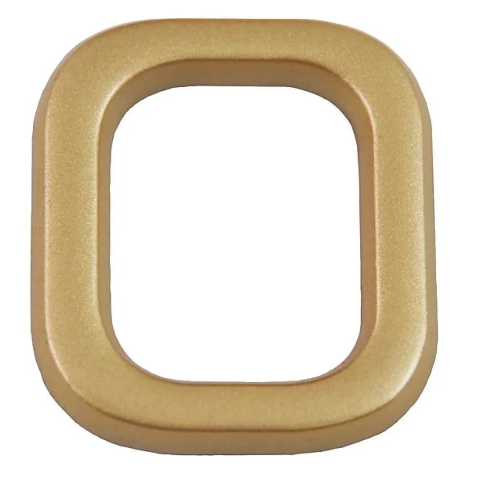 Lettre de maison - marquage O - en PVC - couleur or - autocollant - hauteur 3,7 cm - Chapuis LD37O