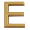 Lettre de maison - marquage E - en PVC - couleur or - autocollant - hauteur 3,7 cm - Chapuis LD37E