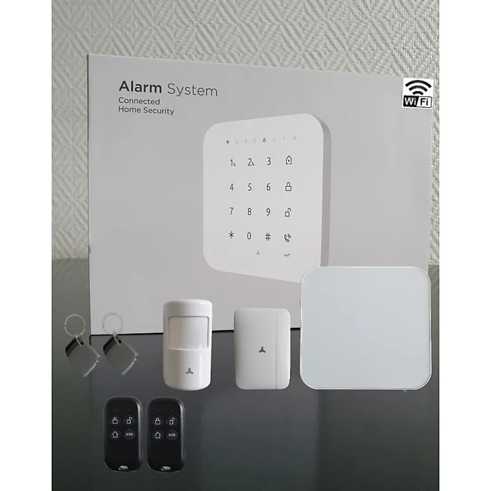 Lifebox alarme maison wifi et gsm sans fil connectée casa- kit 1