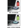 LIGHTHOUSE : Bonnet avec frontale LED rechargeable. Bleu