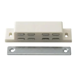 Loqueteau Blanc 12 kg entraxe 59mm Diall