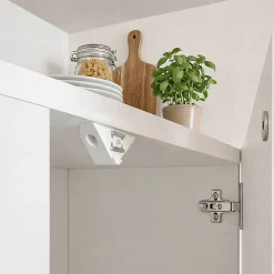 Loqueteau blanc 4 kg entraxe 22 mm Diall