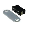 Loqueteau clipsable 2 kg noir Diall vendu par 2