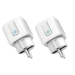 Lot 2 prises connectées SomLife application tuya smart life controle de consomation Compatible avec Alexa/Google Home