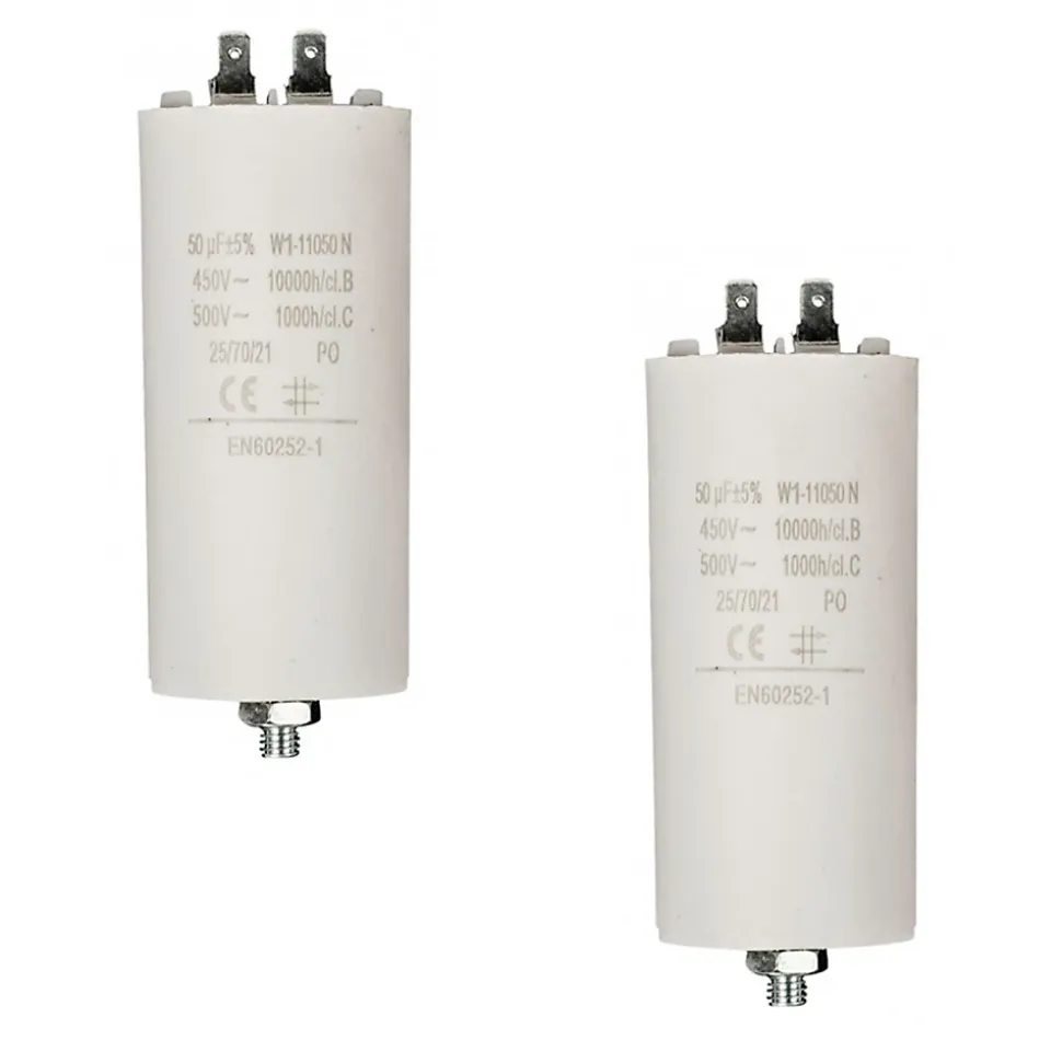 LOT 2 x Condensateur 50.0UF 450 V à Cosses CONDO 50MF NEDIS