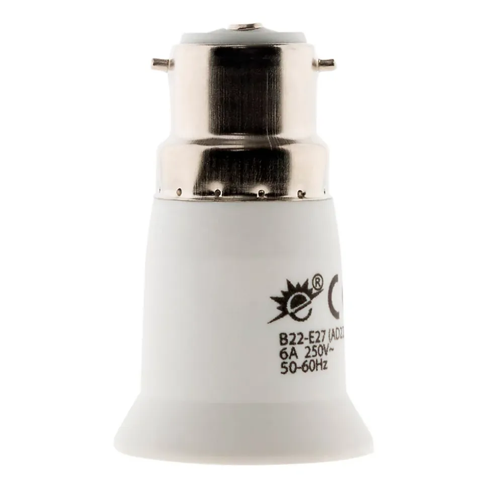 Lot de 2 adaptateurs de douille B22/E27 - Zenitech