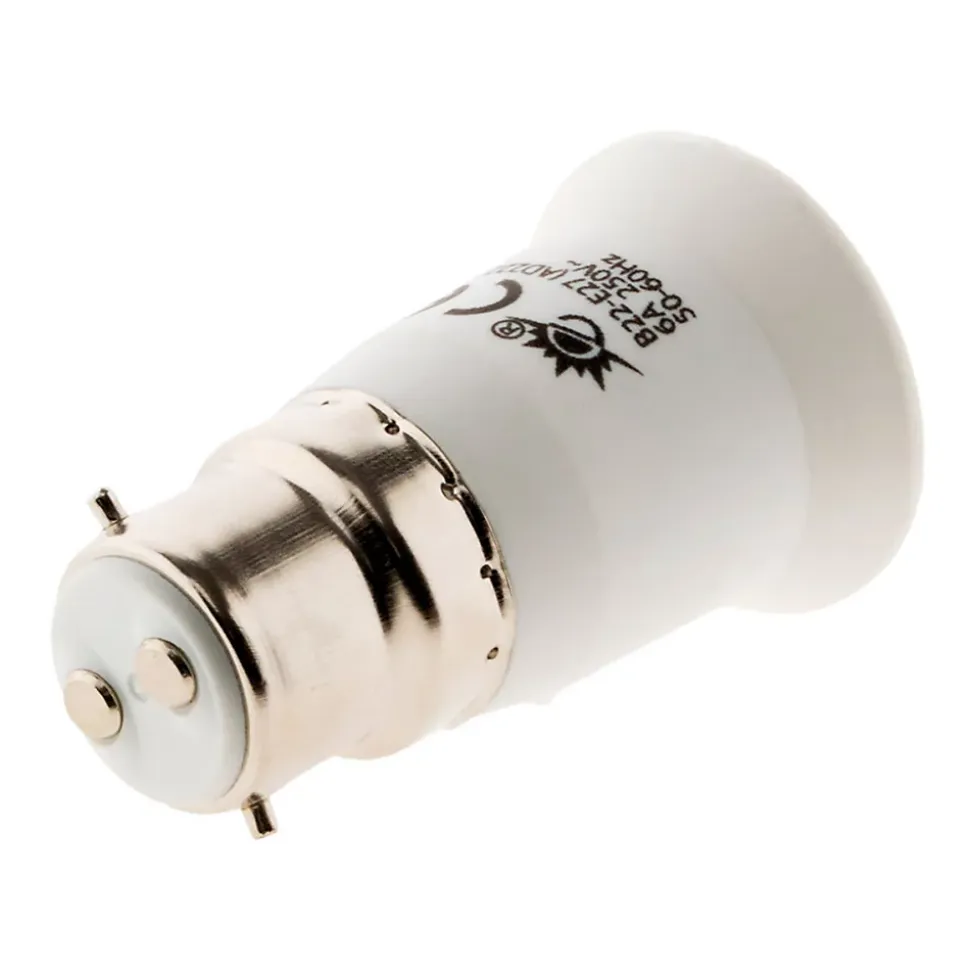 Lot de 2 adaptateurs de douille B22/E27 - Zenitech