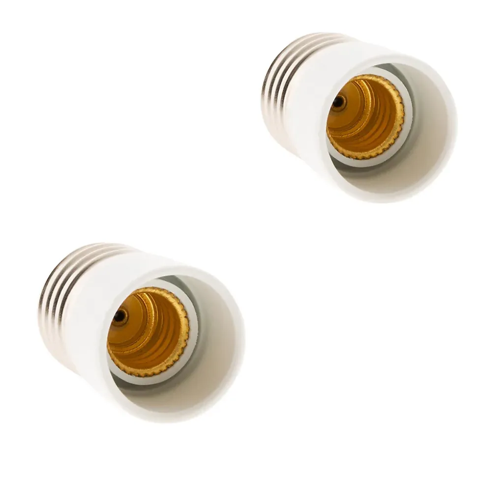 Lot de 2 adaptateurs douille E27/E14 - Zenitech