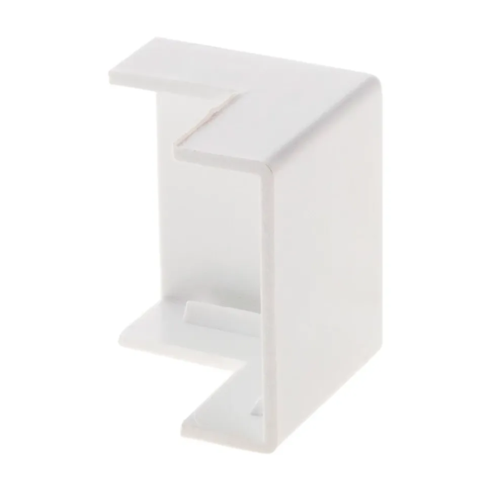 Lot de 2 angles extérieurs 20 x 10mm - Blanc - Zenitech