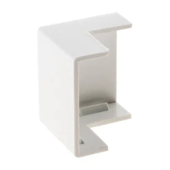 Lot de 2 angles extérieurs 20 x 10mm - Blanc - Zenitech