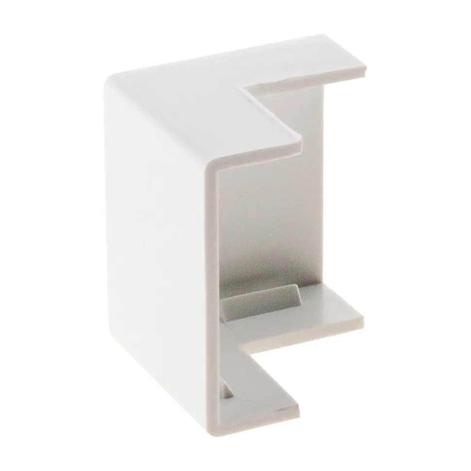 Lot de 2 angles extérieurs 20 x 10mm - Blanc - Zenitech