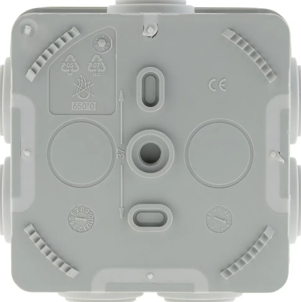 Lot de 3 boîtes étanches IP55 No Airbox 80x42mm - Protec