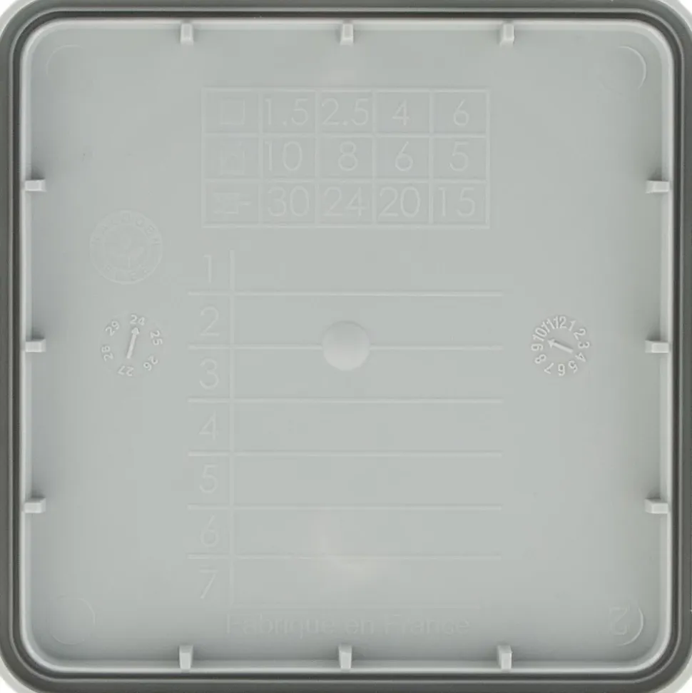Lot de 3 boîtes étanches IP55 No Airbox 80x42mm - Protec