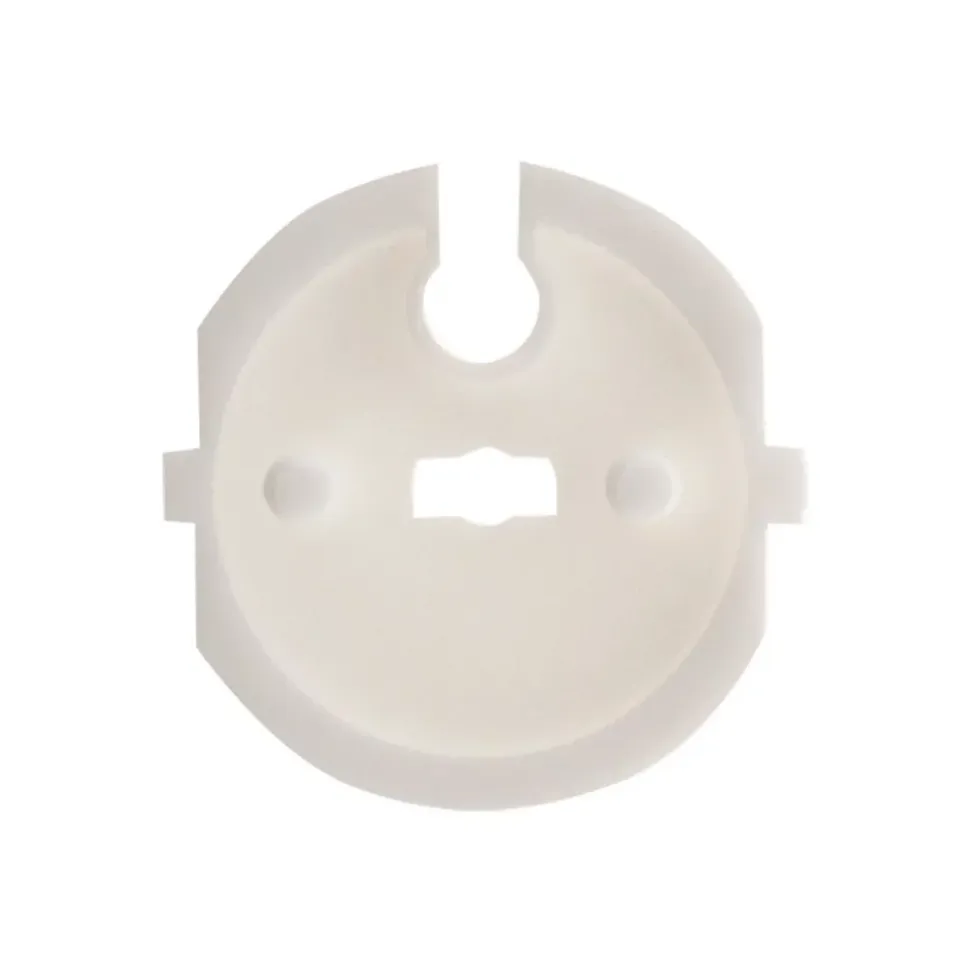 Lot de 3 caches prises 2 P+T + clef - Blanc - Zenitech