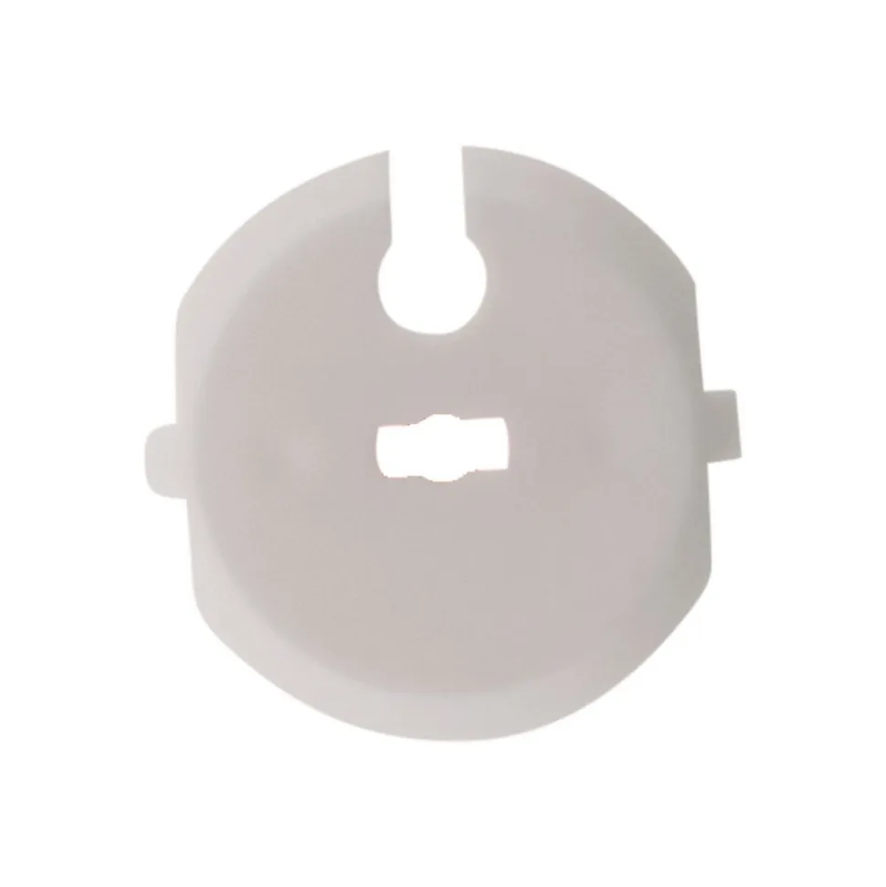 Lot de 3 caches prises 2 P+T + clef - Blanc - Zenitech