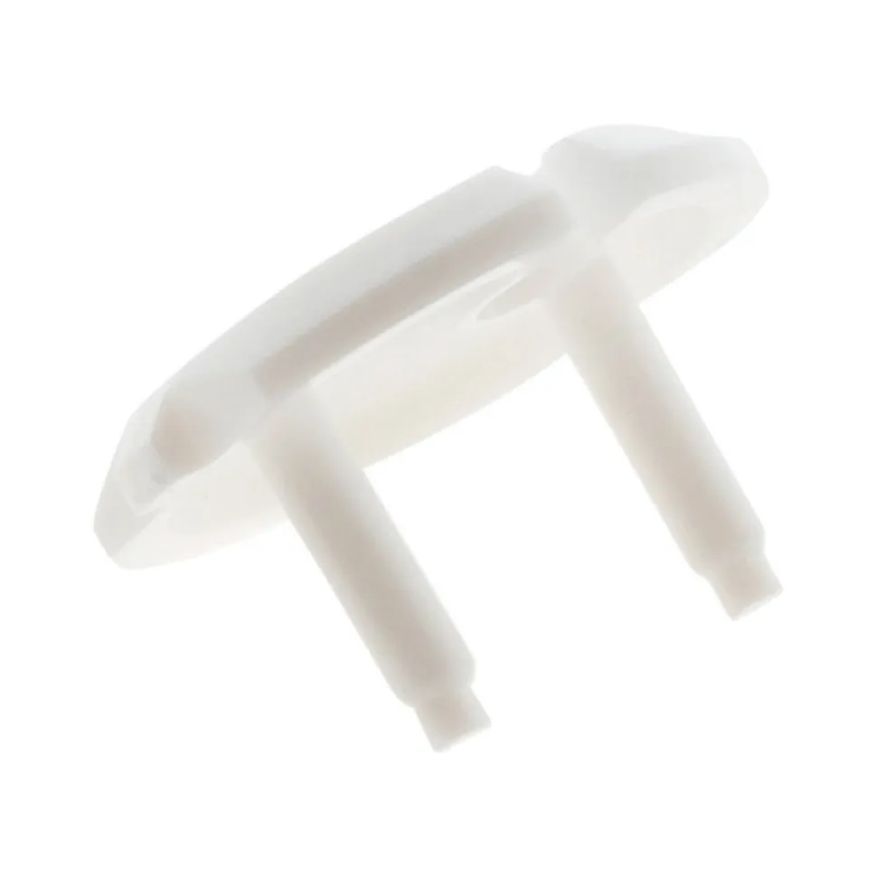 Lot de 3 caches prises 2 P+T + clef - Blanc - Zenitech