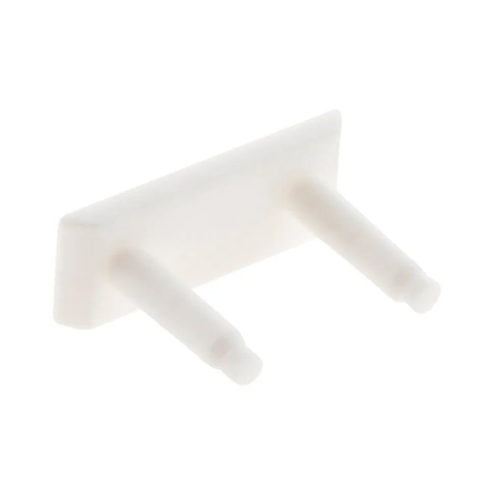 Lot de 6 caches prises 2P/2P+T 6A ou 16A - Blanc - Zenitech