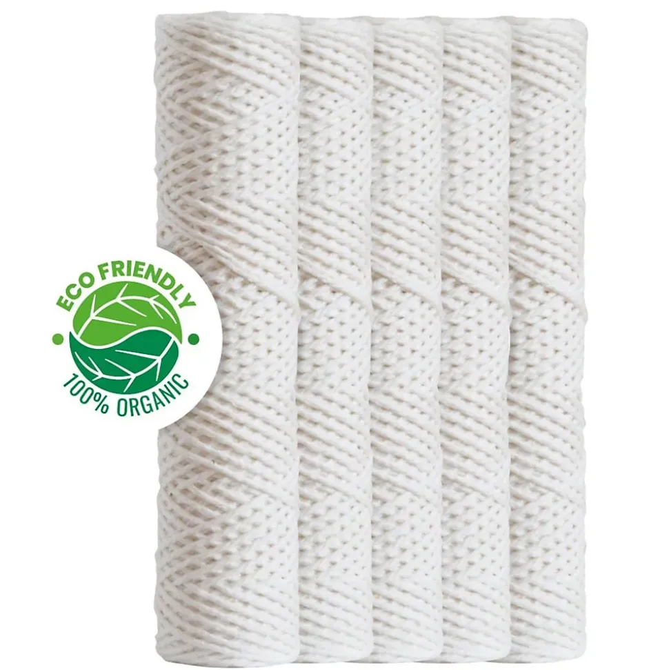 Lot de 5 Cartouches Bobinée Filtre à Eau Anti Sédiments 9 pouces 3/4 - Compatibles Filtre 10 pouces