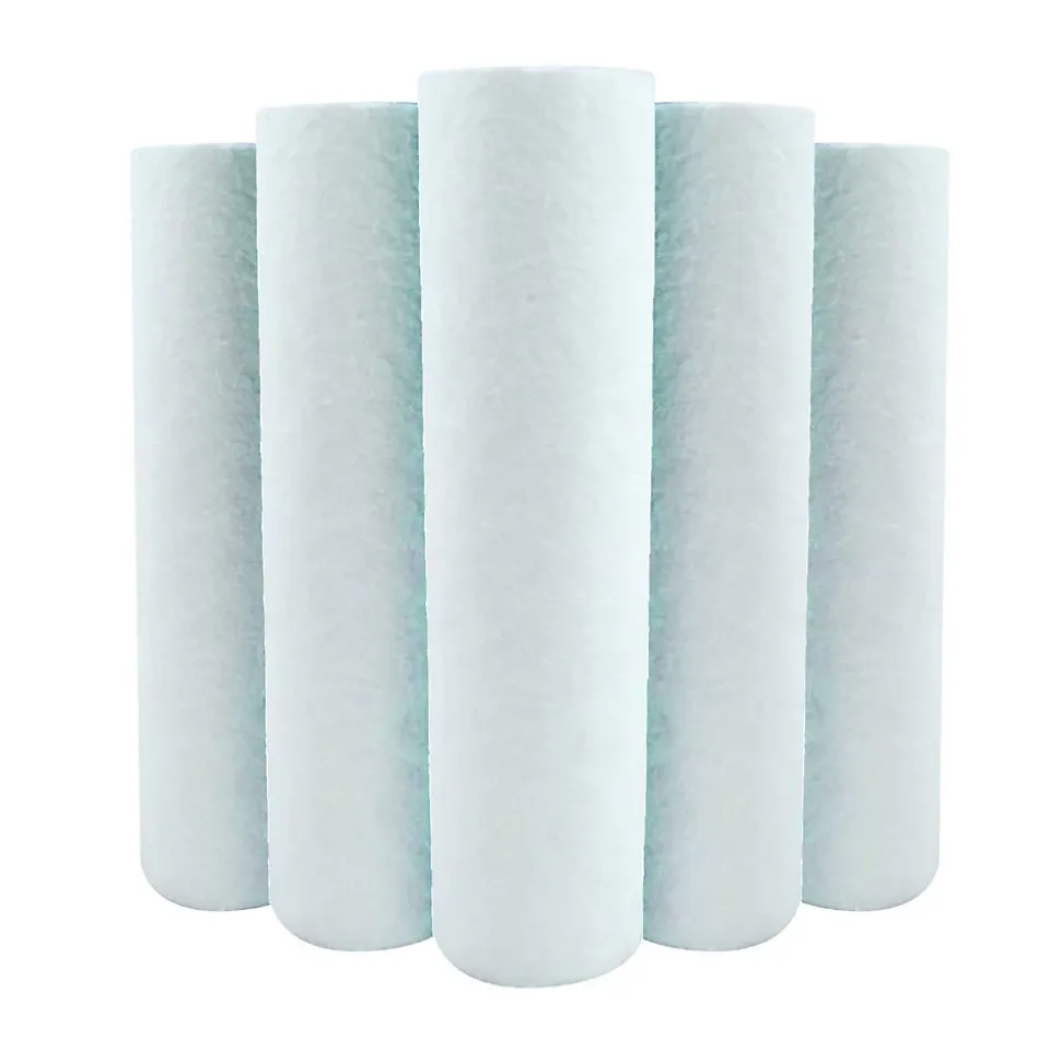 Lot de 5 Cartouches Filtrante Anti Sédiments Microfibre 9 pouces 3/4 - 5 microns Fabriquées en France