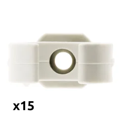 Lot de 150 clips diamètre 25mm sans chevilles - Zenitech