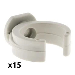 Lot de 150 clips diamètre 25mm sans chevilles - Zenitech