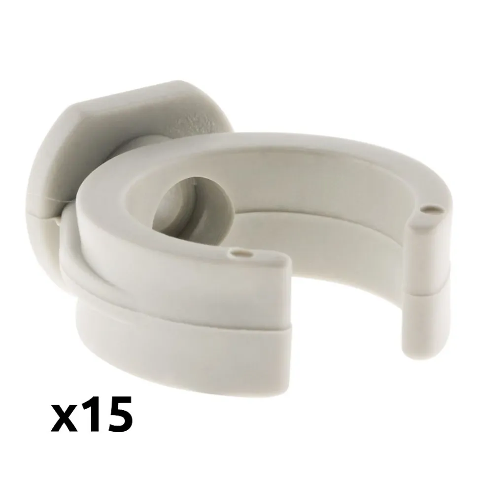 Lot de 150 clips diamètre 25mm sans chevilles - Zenitech