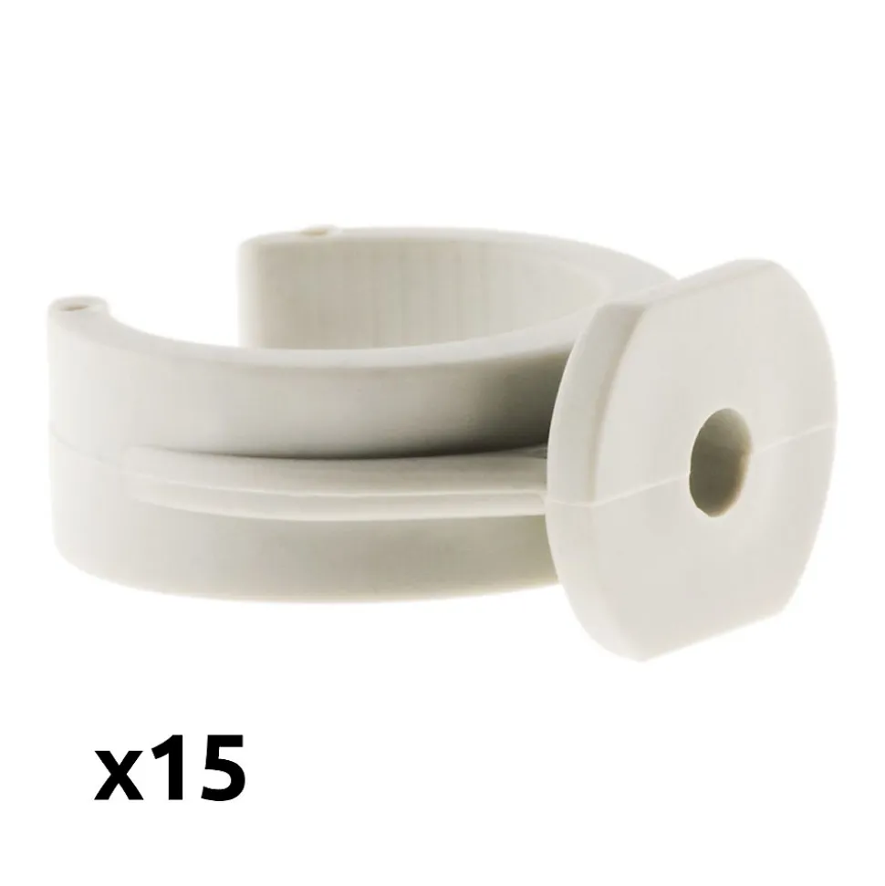 Lot de 150 clips diamètre 25mm sans chevilles - Zenitech
