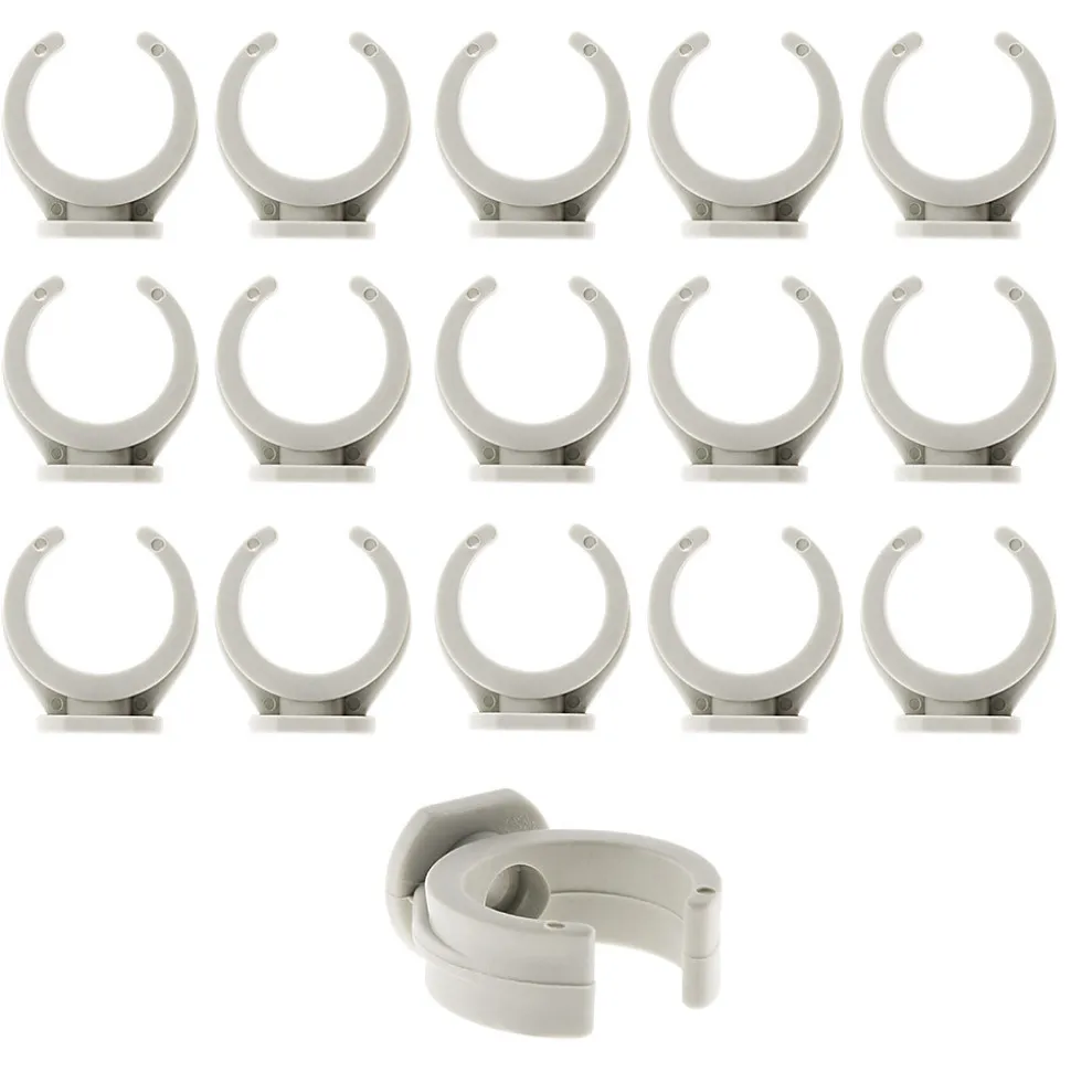 Lot de 150 clips diamètre 25mm sans chevilles - Zenitech