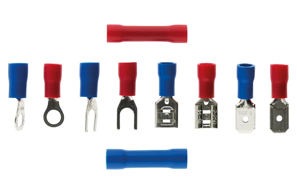 Lot de 50 cosses assorties + pince à sertir - Zenitech