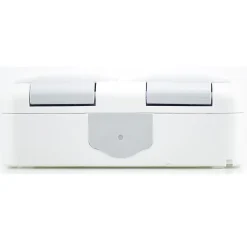 Lot de 5 double prise 2P+T étanche IP54- Viko by Panasonic - Gris - NF