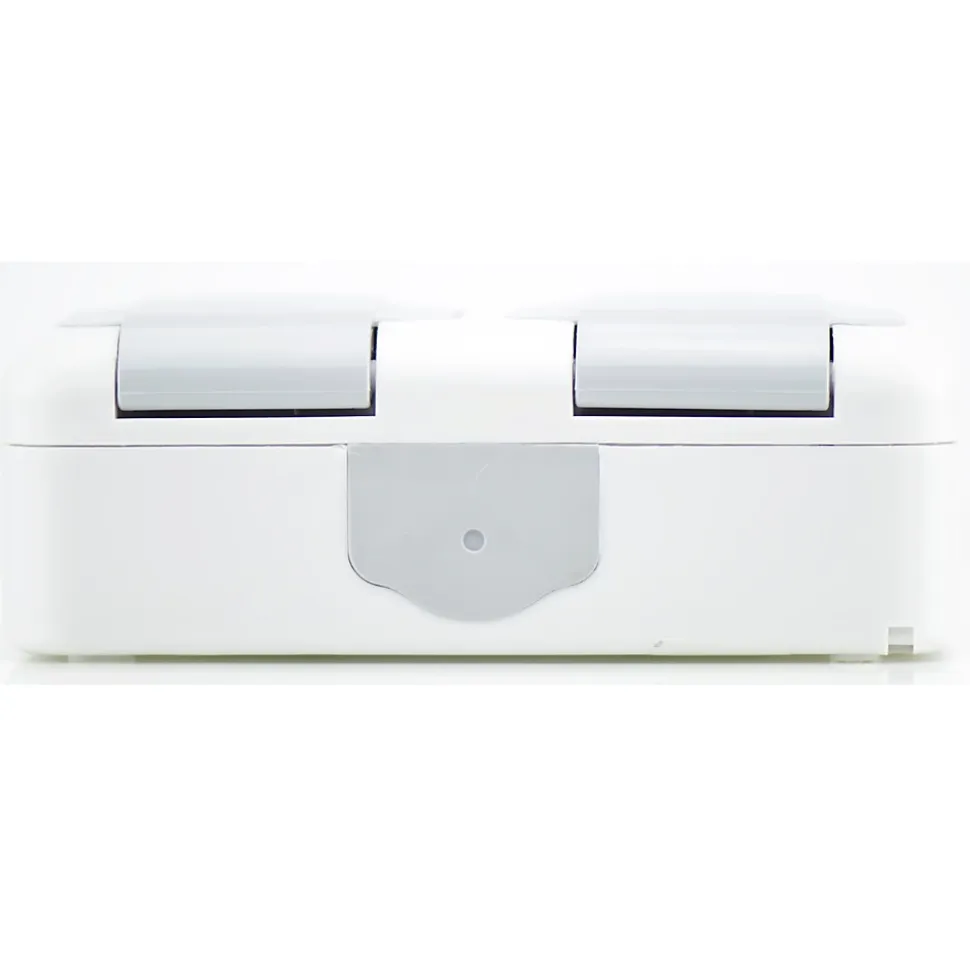 Lot de 5 double prise 2P+T étanche IP54- Viko by Panasonic - Gris - NF