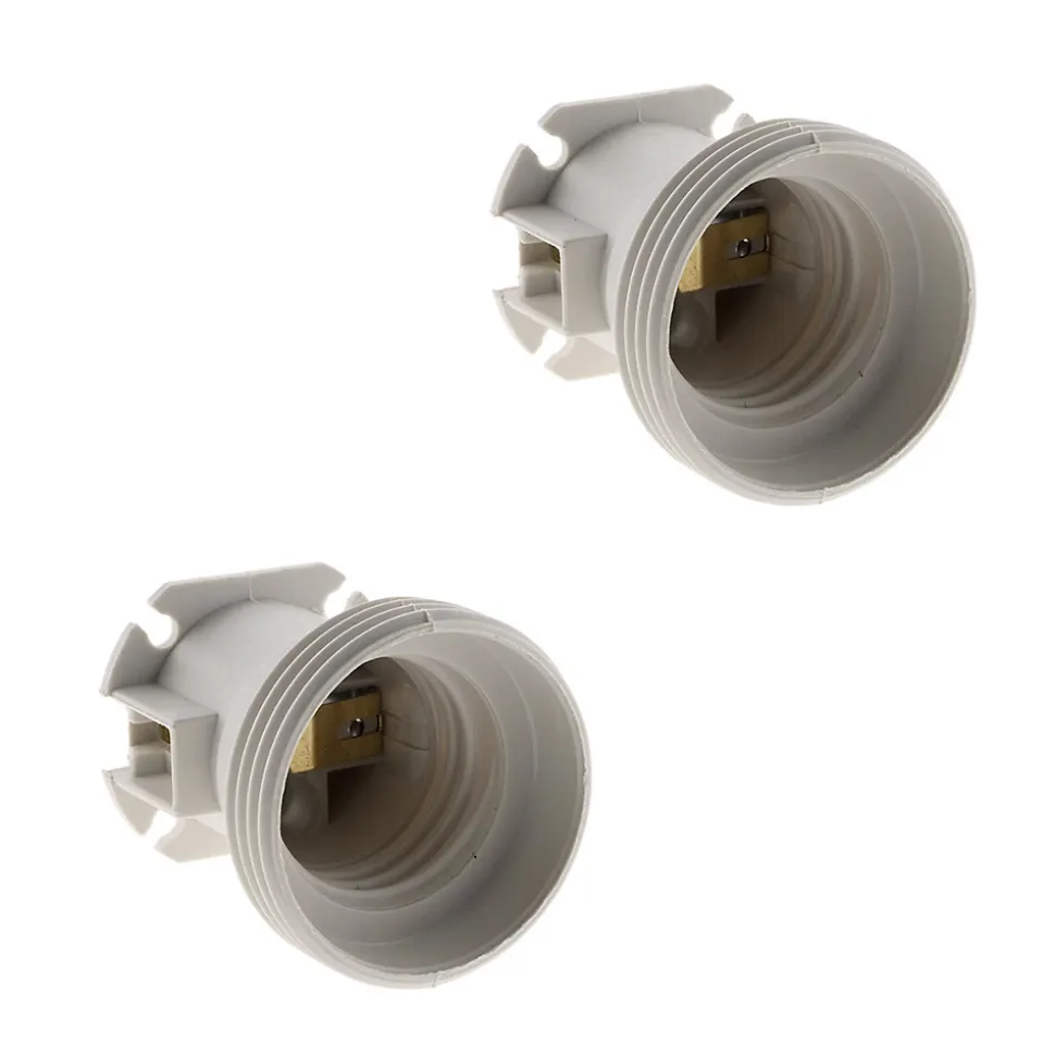 Lot de 10 douilles de chantier E27 sans bague - Zenitech