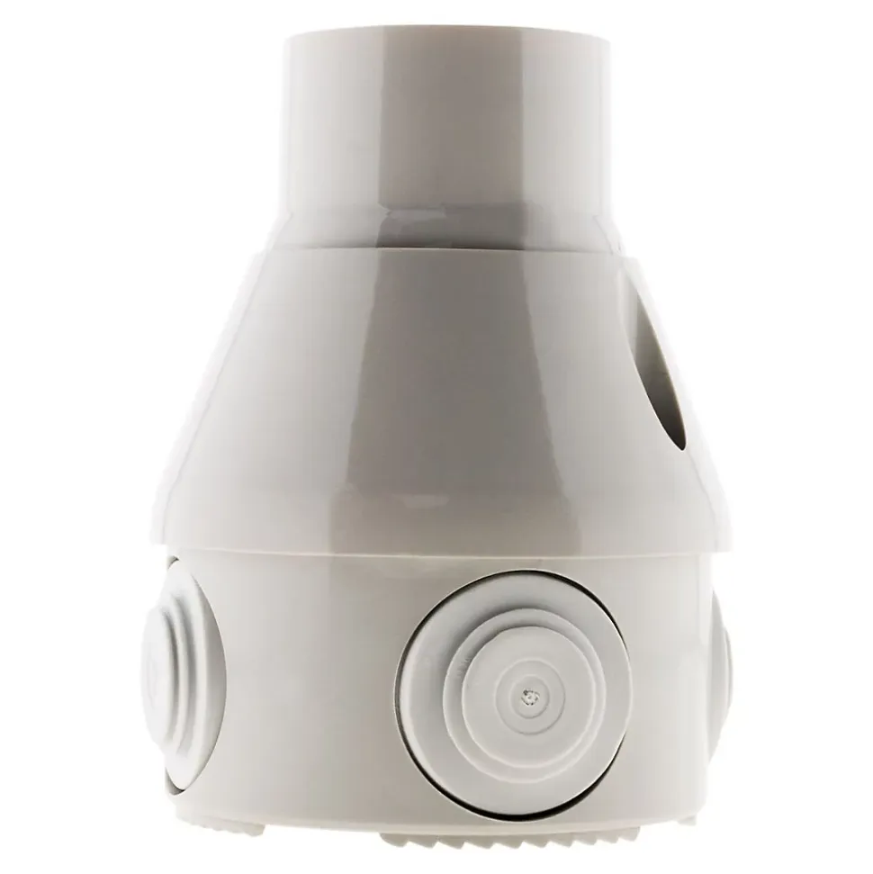 Lot de 2 douilles orientables E27 - Blanc - Zenitech