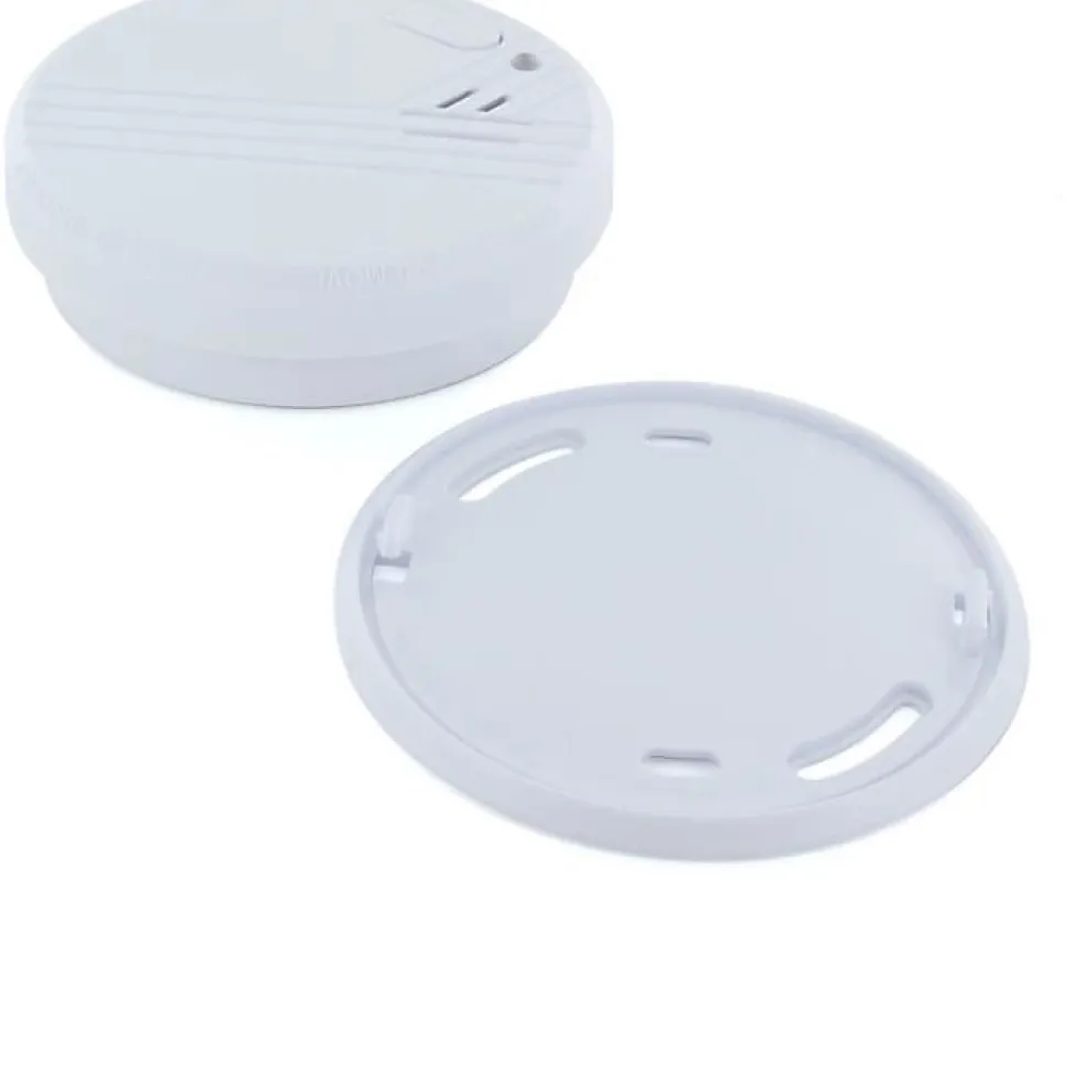Lot de 2 détecteurs de fumée pile alcaline 1an - Chacon